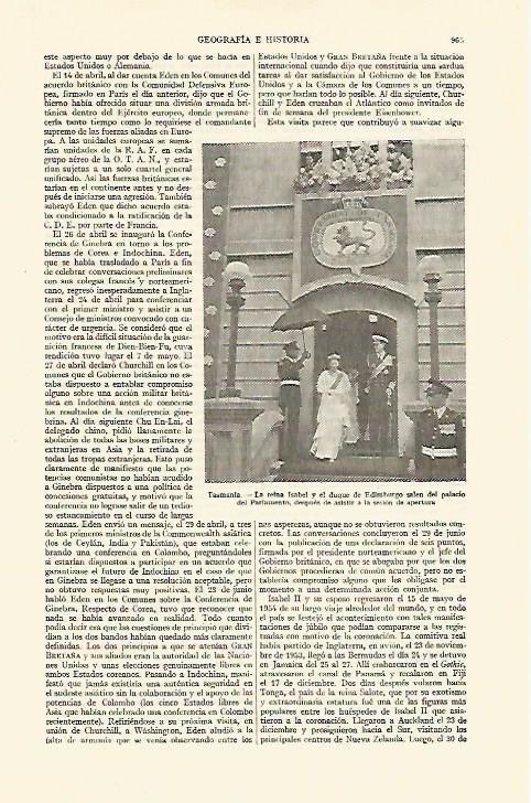 LAMINA ESPASA 22086: Isabel II y el duque de Edinburgo