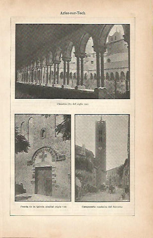 LAMINA ESPASA 5587: Vistas de Arles sur Tech Francia