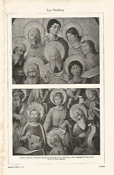LAMINA ESPASA 16827: Profetas en la Catedral de Orvieto por Fra Angelico