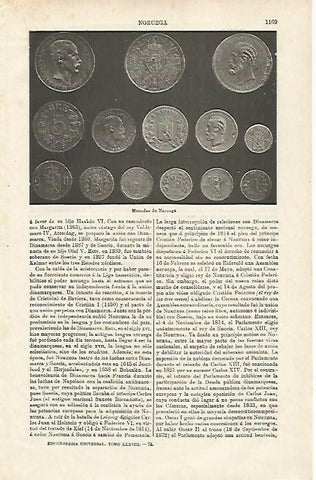 LAMINA ESPASA 20267: Monedas de Noruega