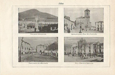 LAMINA ESPASA 21047: Vistas de Jodar Jaen