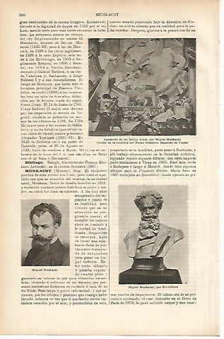 LAMINA ESPASA 11513: Miguel Munkacsy