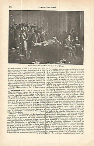 LAMINA ESPASA 13867: El alba del 10 Termidor por Melingue