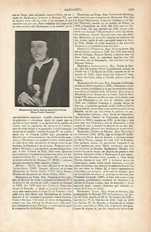 LAMINA ESPASA 4061: Retrato de Margarita de Valois