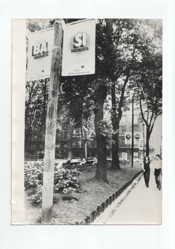 Foto Prensa numero 183: Campaña referendum estatuto de Guernica