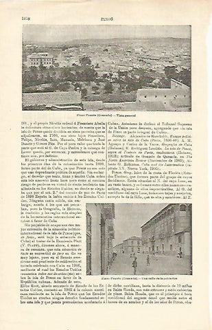 LAMINA ESPASA 23267: Vista de Pinos Puente Granada