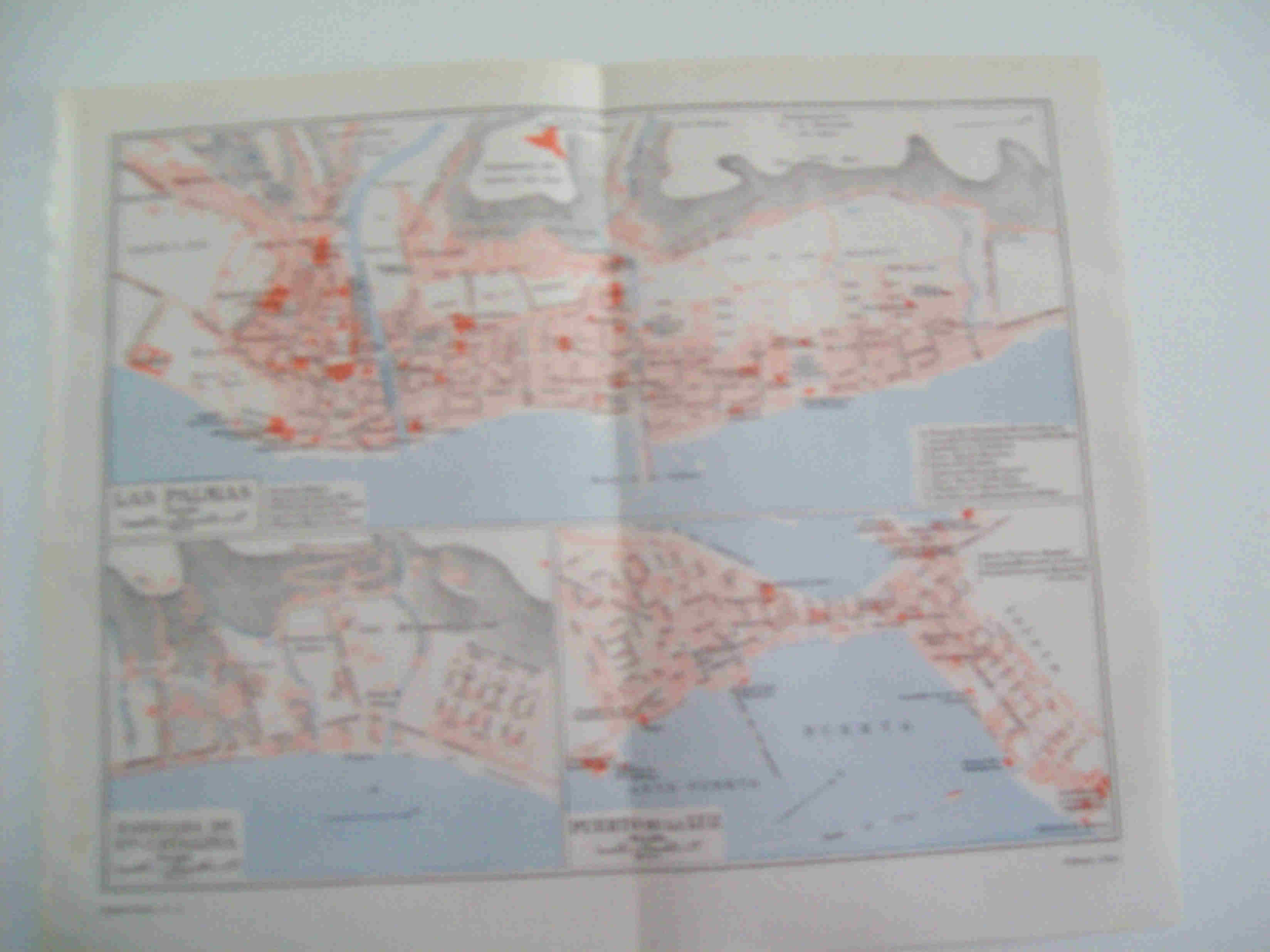 LAMINA ESPASA 23465: Mapa de Las Palmas de Gran Canaria