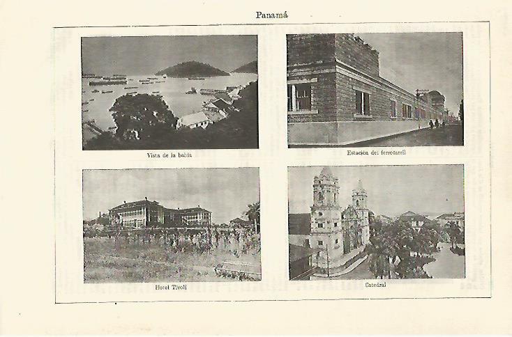 LAMINA ESPASA 23541: Vistas de la ciudad de Panama