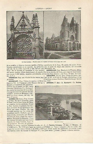 LAMINA ESPASA 23745: Roseton de Le Grand Andelys