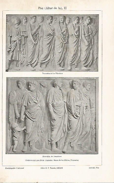 LAMINA ESPASA 23871: Relieves del Ara Pacis