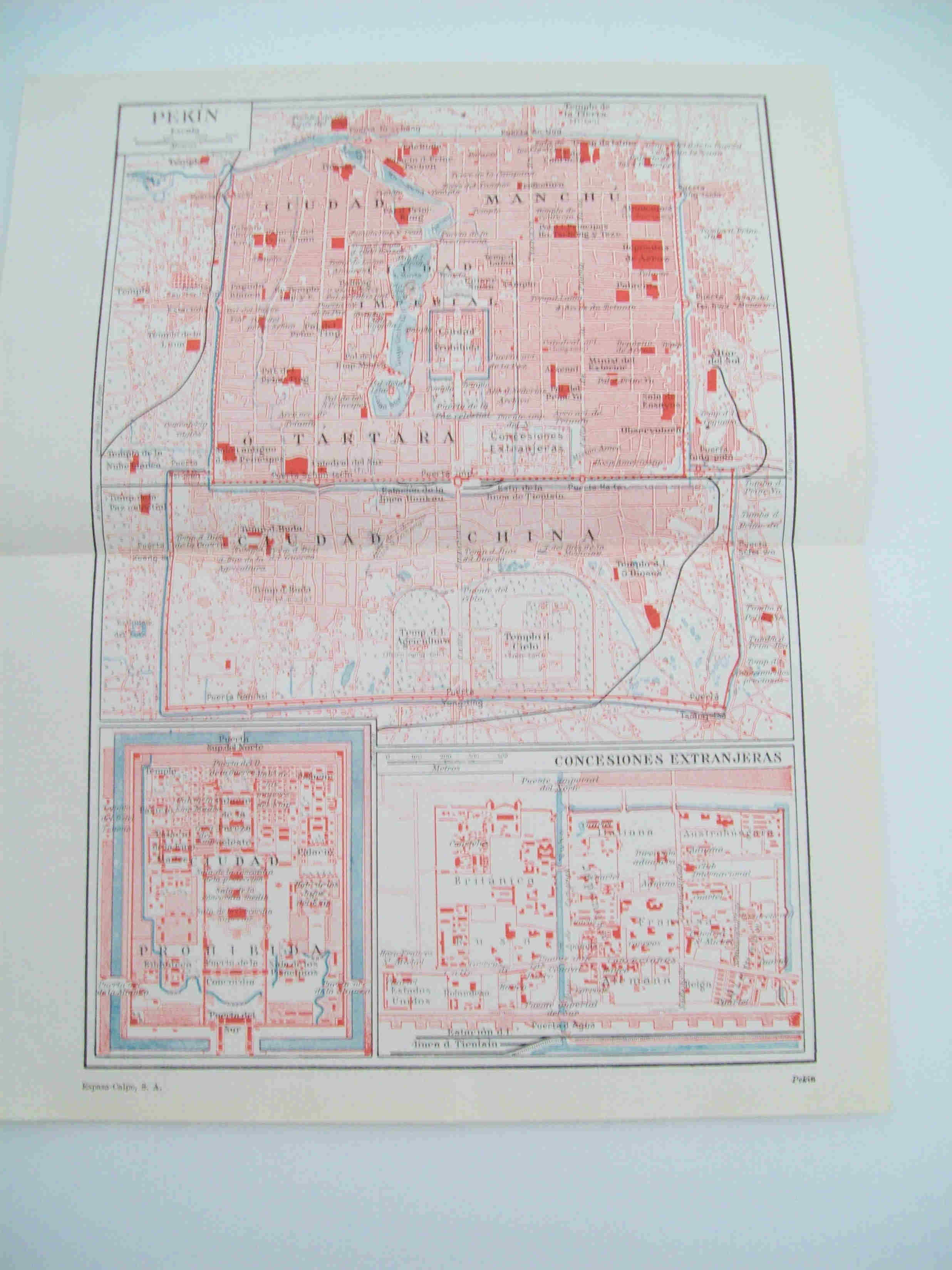 LAMINA ESPASA 23930: Plano de Pekin