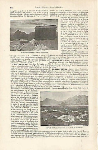 LAMINA ESPASA 22858: Monte Tagliaferro