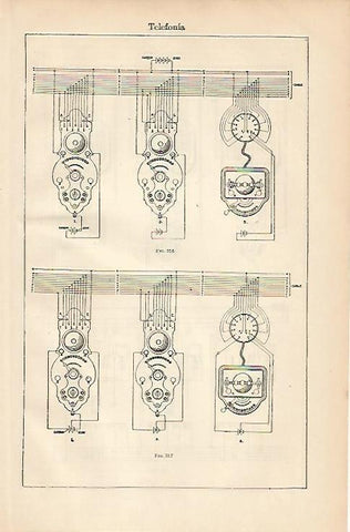 LAMINA ESPASA 2702: Maquinaria de telefono