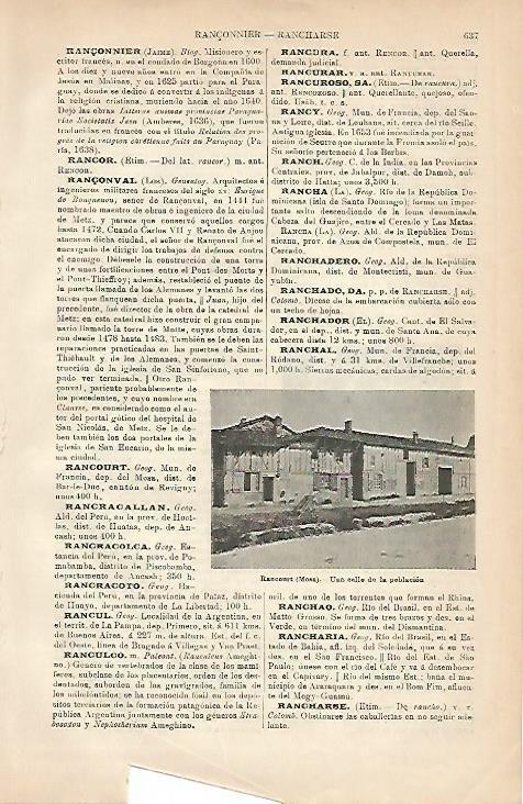 LAMINA ESPASA 5051: Calle de Rancourt Franncia