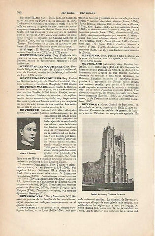LAMINA ESPASA 25222: Catedral de Beverley Inglaterra