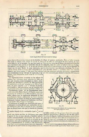 LAMINA ESPASA 4962: Corte longitudinal del hipercompresor Suizer
