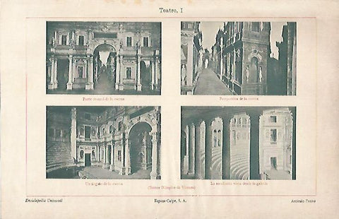 LAMINA ESPASA 5810: Teatro Olimpico de Vicenza