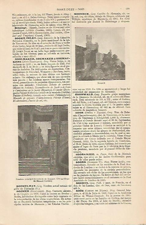 LAMINA ESPASA Alemania 7500: Castillo de Sooneck Alemania