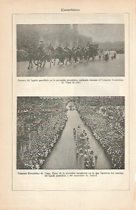 LAMINA ESPASA 7899: Congreso Eucaristico de Viena en 1912