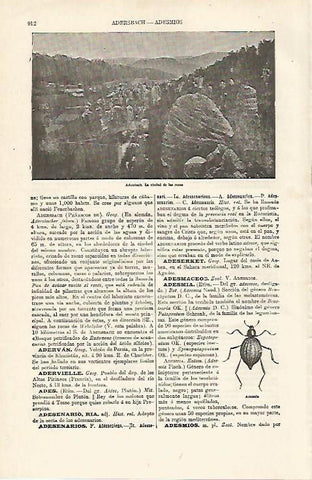 LAMINA ESPASA Alemania 8140: Ciudad de las Rocas en Adersbach Alemania