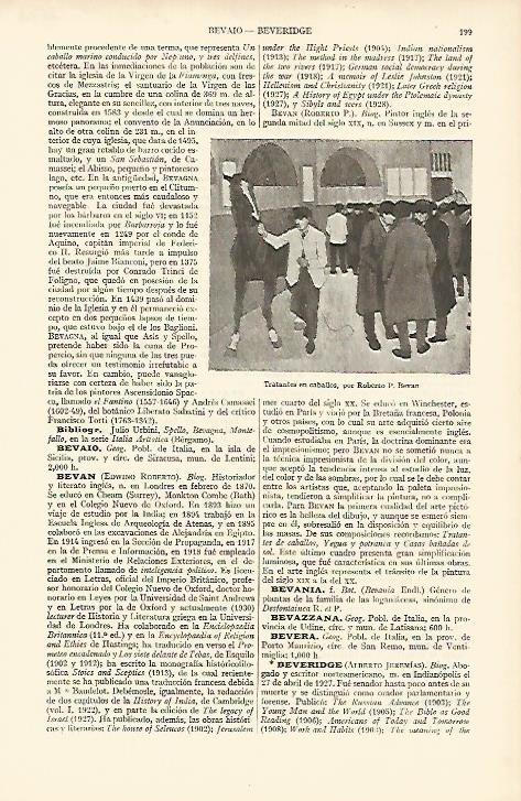 LAMINA ESPASA 8193: Tratantes de caballos por Bevan