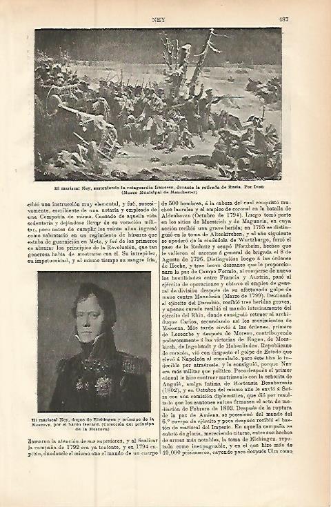 LAMINA ESPASA 9431: El mariscal Ney duque de Eichingen