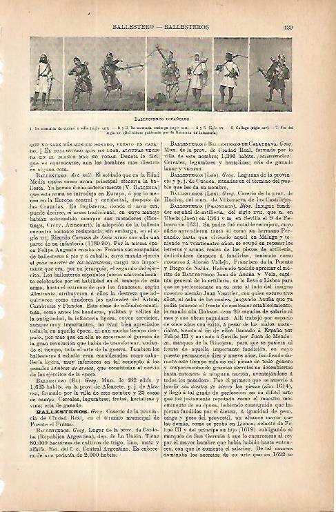 LAMINA ESPASA 9714: Ballesteros españoles
