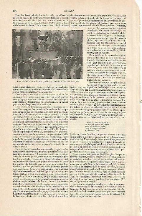 LAMINA ESPASA 10163: Falla de la Calle del Mar de Valencia