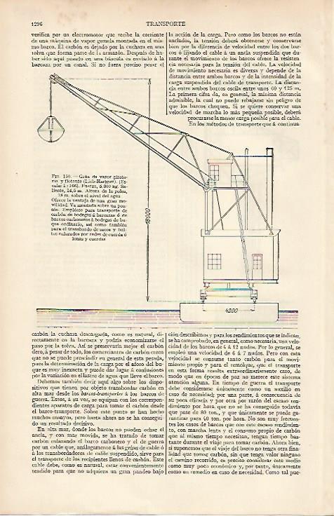 LAMINA ESPASA 11139: Grua de vapor giratoria y flotante