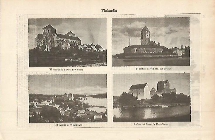 LAMINA ESPASA 11319: Vistas de Finlandia