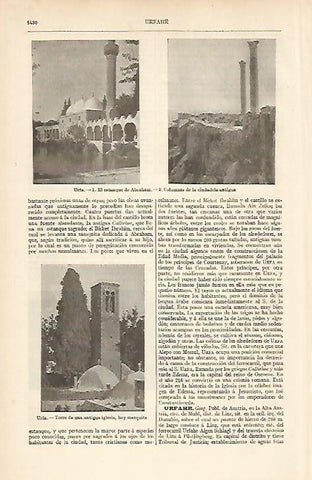 LAMINA ESPASA 12189: Vistas de Urfa Turquia