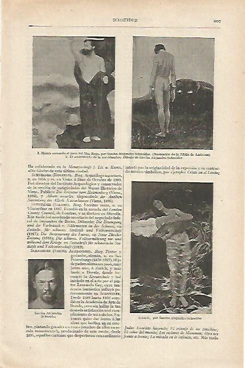LAMINA ESPASA 12461: Obras de A. Schneider