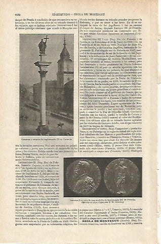 LAMINA ESPASA 12508: Columna y estatua de Segismundo III en Varsovia