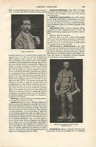 LAMINA ESPASA 12629: Estatua de San Bartolome