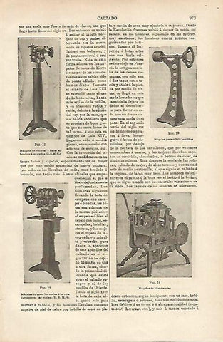 LAMINA ESPASA 14742: Maquinas para fabricar zapatos