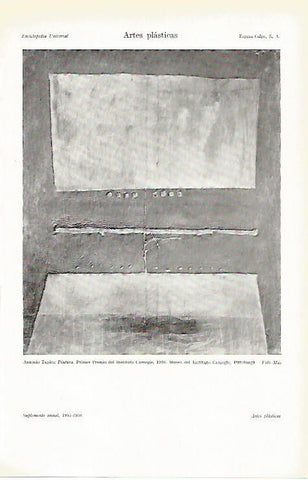 LAMINA ESPASA 14840: Pintura por Antoni Tapies