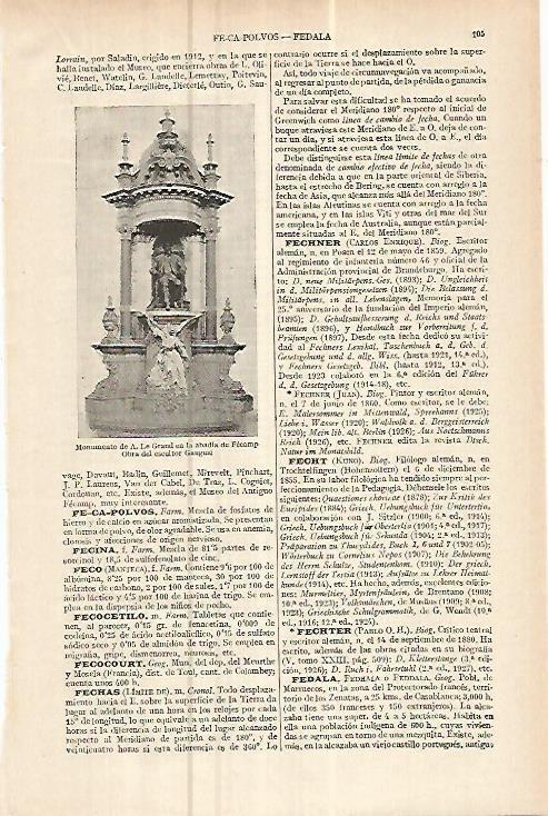 LAMINA ESPASA 16066: Monumento a Le Grand