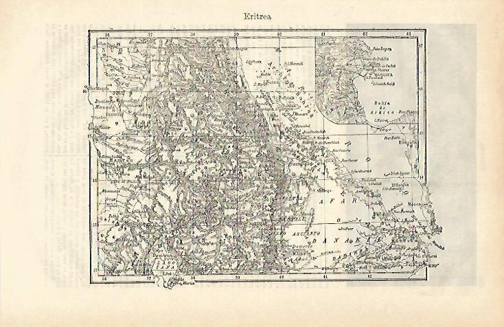 LAMINA ESPASA 16537: Mapa de Eritrea