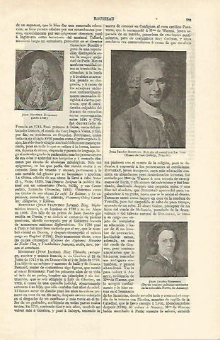 LAMINA ESPASA 16979: Retratos de Rousseau