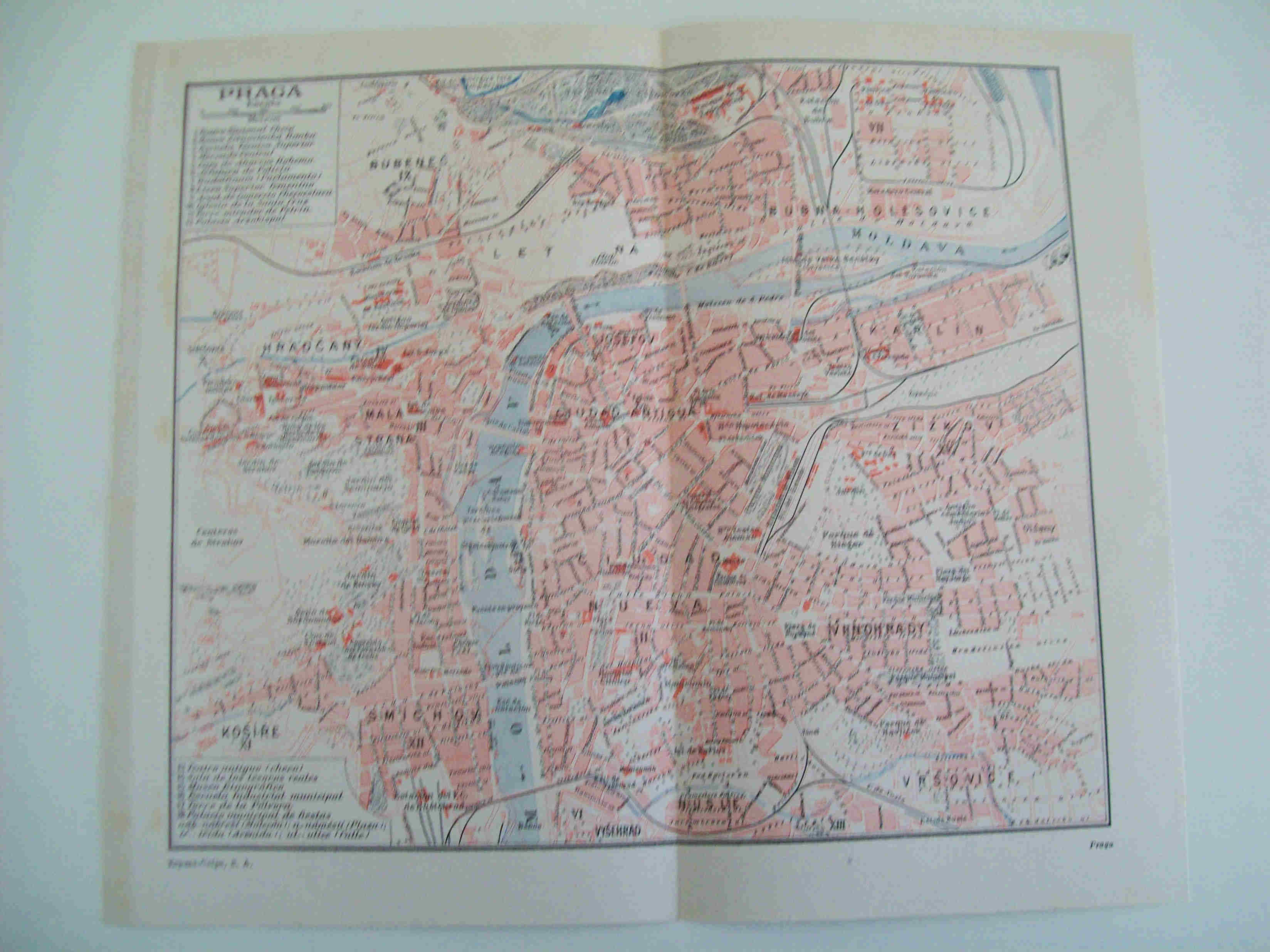 LAMINA ESPASA 17293: Plano de Praga