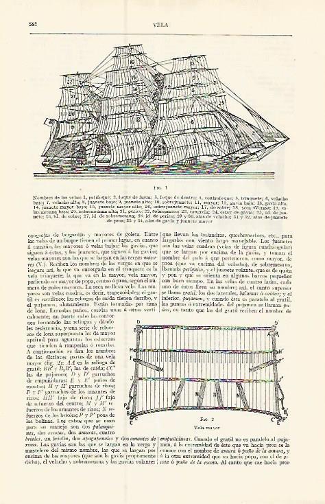 LAMINA ESPASA 17399: Nombres de las velas