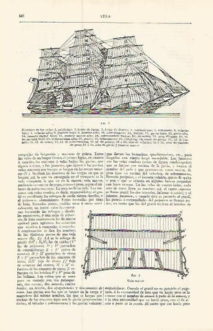 LAMINA ESPASA 17399: Nombres de las velas