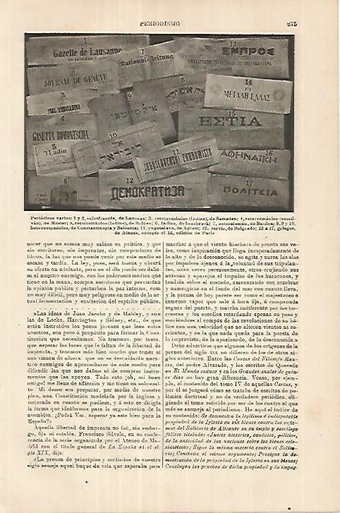 LAMINA ESPASA 18015: Periodicos de Europa