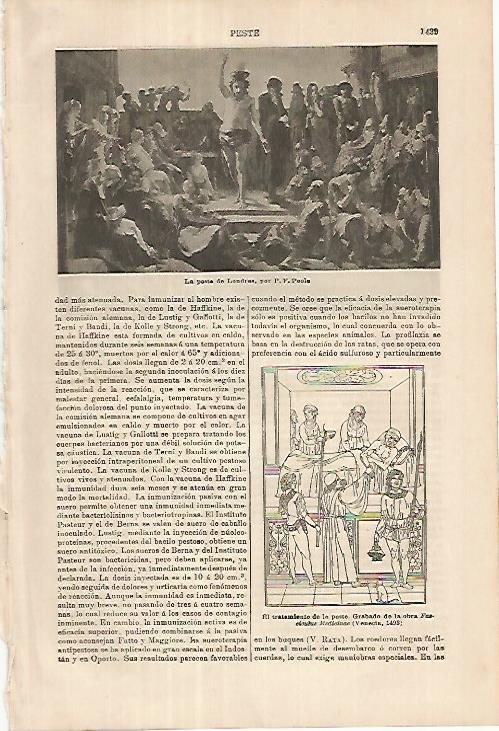 LAMINA ESPASA 18116: La peste de Londres por Poole