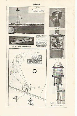 LAMINA ESPASA 19129: Iluminacion para aviacion