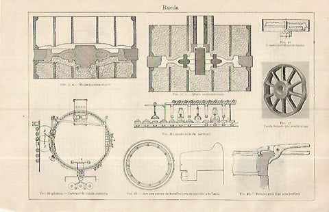 LAMINA ESPASA 19328: Rueda