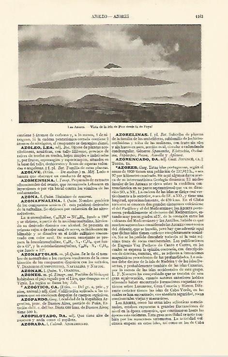 LAMINA ESPASA 10936: Las Azores