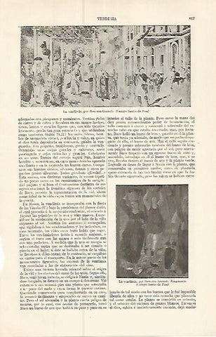 LAMINA ESPASA 17440: La vendimia por Gozzoli