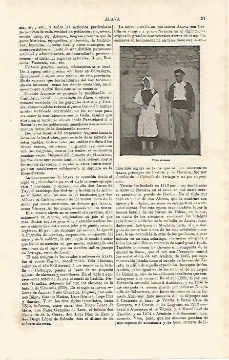 LAMINA ESPASA 9918: Tipos alaveses