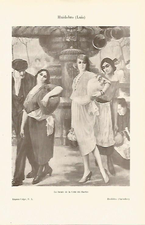 LAMINA ESPASA 19706: La fuene de la Cruz del Rastro por L. Huidobro